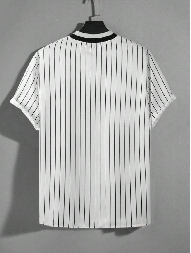 Fully Customizable Baseball Jersey lined Pattern - Image 2