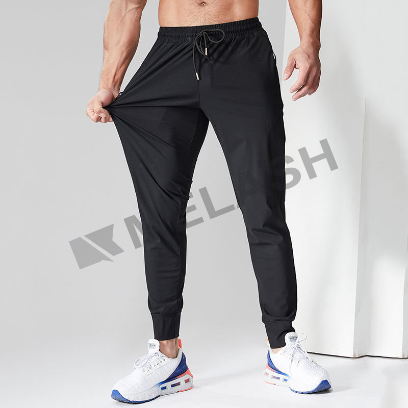 Men's Stretch Blank Jogger Nylon Track Pants - Image 2