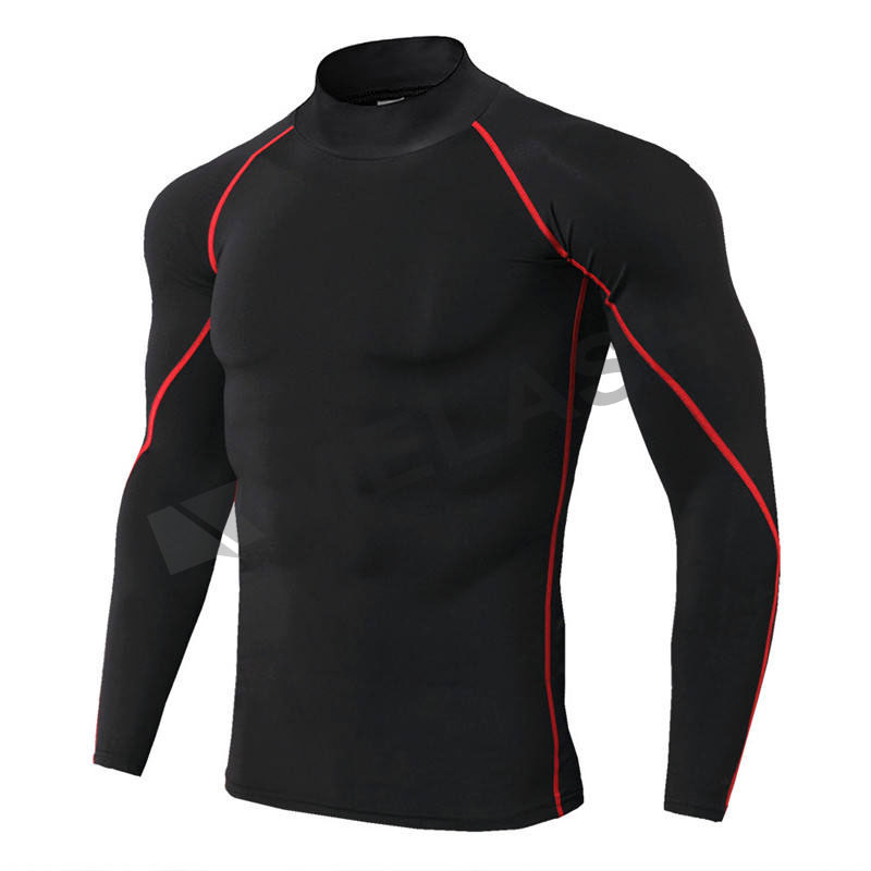 Men Swimsuit T-shirt Beach UV Protection Swimwear Rash Guard - Image 2