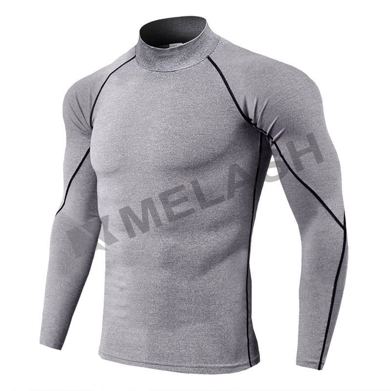 Men Swimsuit T-shirt Beach UV Protection Swimwear Rash Guard - Image 3