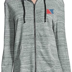 Women's Sweatshirt, French Terry Full-Zip Hoodie