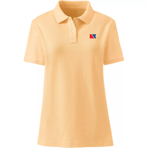 Women's Short Sleeve Feminine Fit Mesh Polo Shirt