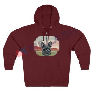 Boy in a meadow Unisex Premium Full Zip Hoodie