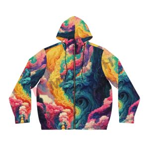 Full-Zip Hoodie All Over Print - Mind Melter,