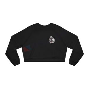 Boom, Baby! Womens Cropped Fleece Sweatshirt