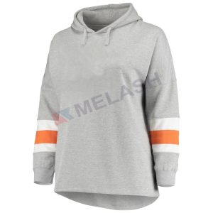 Custom Women hoodie premium Quality panel sleeve