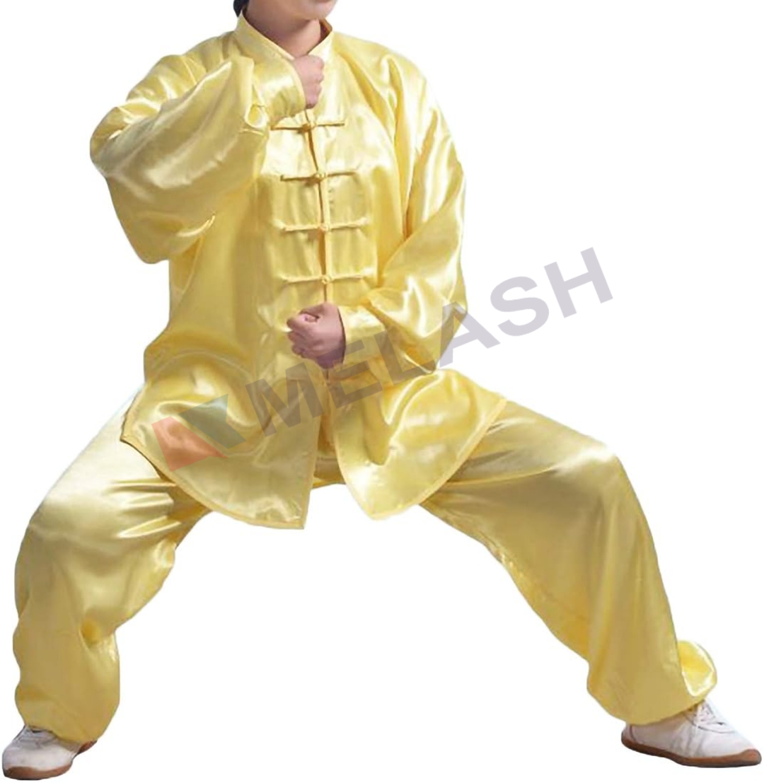 Custom Kung Fu Gi silk polyester High Quality