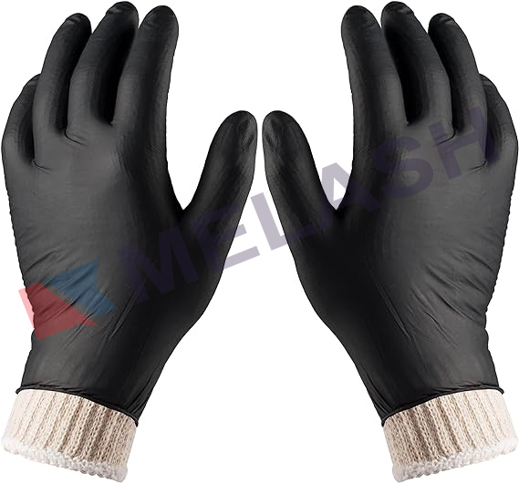 Cotton Glove Liners and 100 Disposable Gloves Washable Cotton Liners Powder Latex Free Nitrile Gloves