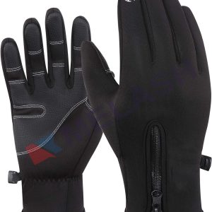 Winter Gloves Touch Screen Fingers Warm Gloves Insulated Anti-Slip Windproof Waterproof Cycling Riding Running Work for Men Women Mens Womens