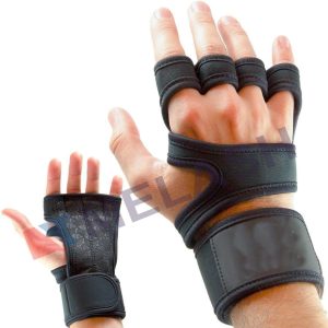 Sports Cross Training Gloves with Wrist Support for Fitness, WOD, Weightlifting, Gym Workout & Powerlifting - Silicone Padding, no Calluses - Men & Women, Strong Grip