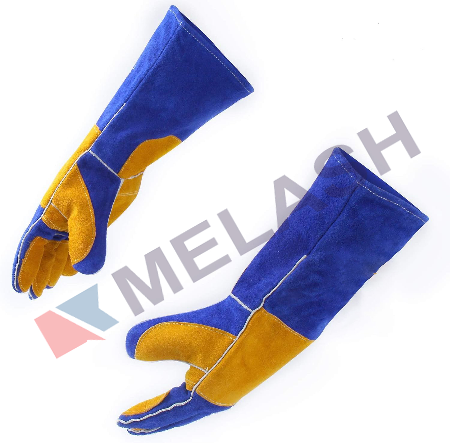 Welding Gloves, Heat/Fire Resistant Leather Barbecue Gloves,Mitts for Fireplace,BBQ,Welder,Grill,Oven,Stove,Tig (Copy)