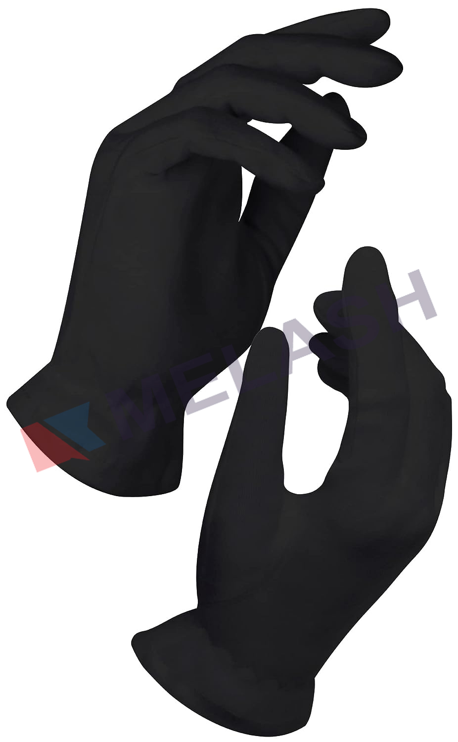 Cotton Gloves for Eczema, Cotton Gloves for Dry Hands, Black Cotton Gloves