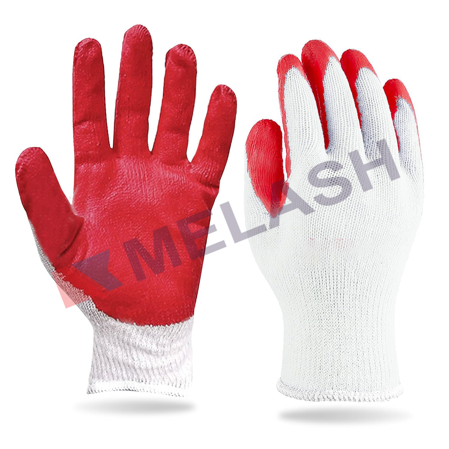 Economical Nitrile Dipped & Rubber Palm Coated for a Firm Grip- Heavy Duty Premium-Construction-Moving-Warehouse-Garden-Gloves