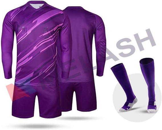 Football Custom Padded Goalkeeper Soccer Jersey and Shorts, Youth Goalie Apparel Shirt and Pants, Boys Girls Keeper Kit