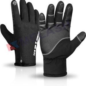 Winter Gloves for Men Women Cold Weather, Waterproof Windproof Warm Touch Screen Gloves, Thermal Gloves for Running Driving Cycling