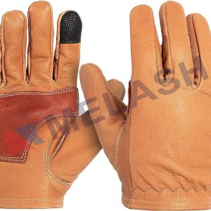 Economical Outdoor Water Buffalo Gloves: Kevlar-strong, light, 3X tougher than cowhide, smart finger feature.