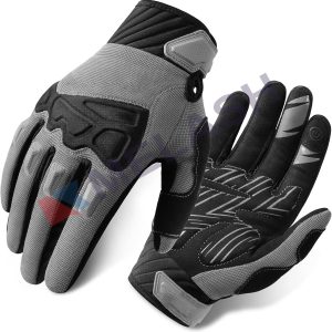 Mountain Bike Gloves for Men Knuckle Guard Padded Men's Cycling Gloves Breathable for MTB Motocross Racing Dirtbike