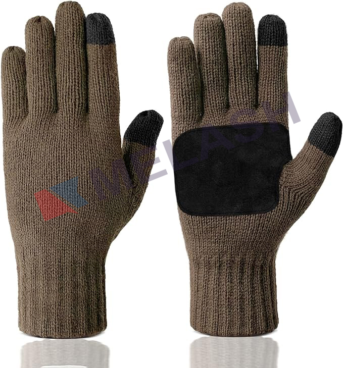 unisex Gloves ,Knitted Thermal Anti-Slip Touchscreen Glove with 3M Thinsulate Insulated Lining