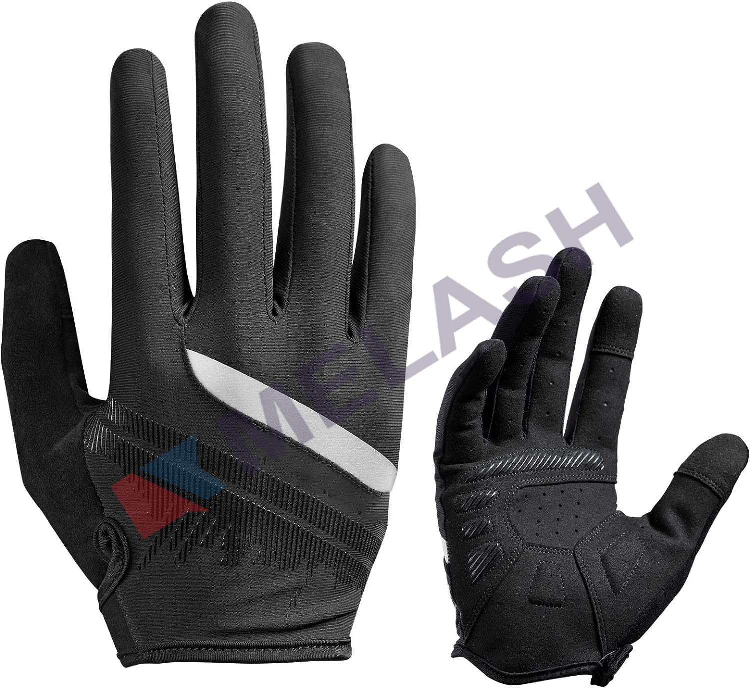 Mountain Bike Gloves for Mens Cycling Glove Touch Screen Anti-Slip MTB Road Biking Gloves Breathable Full Finger Bicycle Gloves for Outdoor Sports