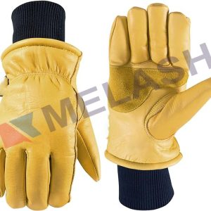Leather Winter Work Gloves
